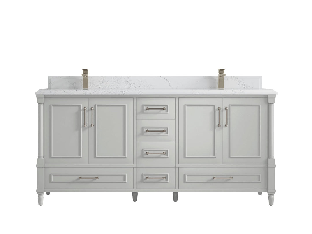 Aberdeen 72 in. W x 22 in. D Double Sink Bathroom Vanity - Willow Bath and Vanity