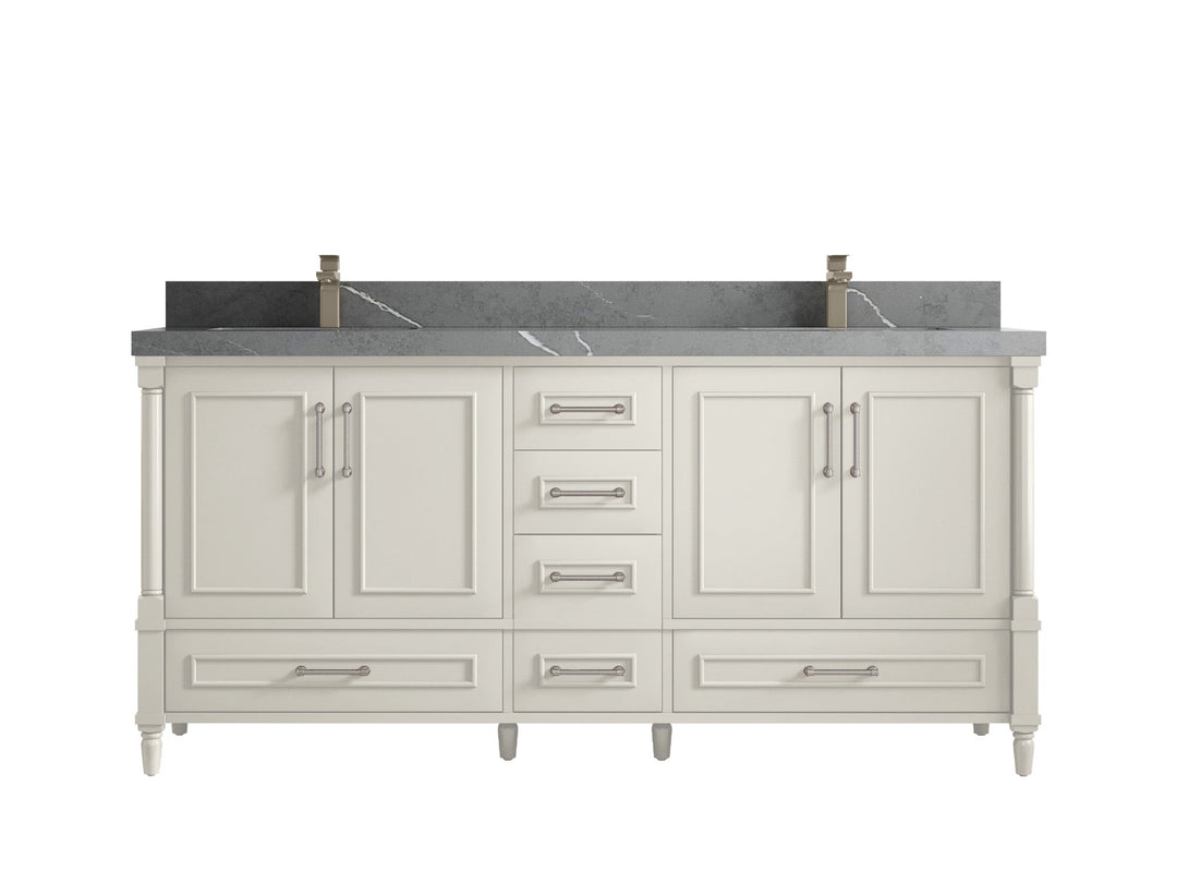Aberdeen 72 in. W x 22 in. D Double Sink Bathroom Vanity - Willow Bath and Vanity