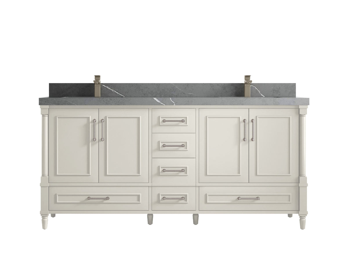 Aberdeen 72 in. W x 22 in. D Double Sink Bathroom Vanity - Willow Bath and Vanity
