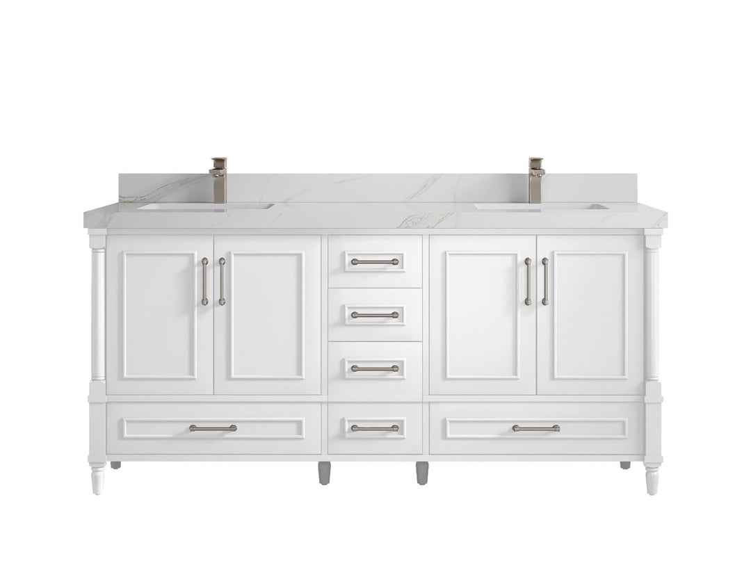 Aberdeen 72 in. W x 22 in. D Double Sink Bathroom Vanity - Willow Bath and Vanity