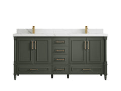 Aberdeen 72 in. W x 22 in. D Double Sink Bathroom Vanity - photo 14