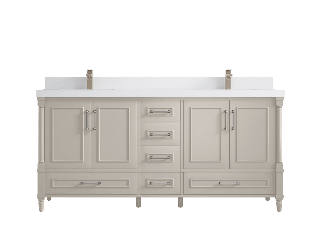 Aberdeen 72 in. W x 22 in. D Double Sink Bathroom Vanity - Willow Bath and Vanity