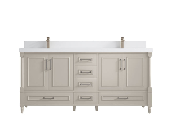 Aberdeen 72 in. W x 22 in. D Double Sink Bathroom Vanity - photo 42