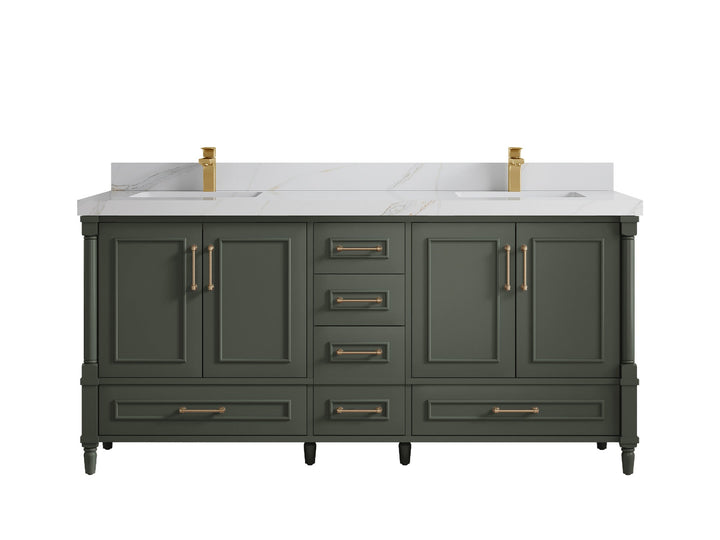 Aberdeen 72 in. W x 22 in. D Double Sink Bathroom Vanity - photo 18