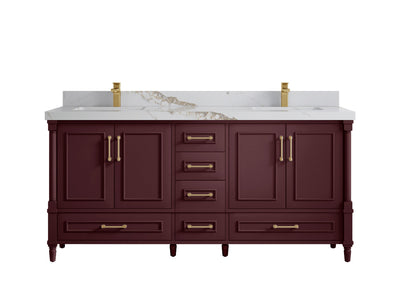 Aberdeen 72 in. W x 22 in. D Double Sink Bathroom Vanity - Willow Bath and Vanity