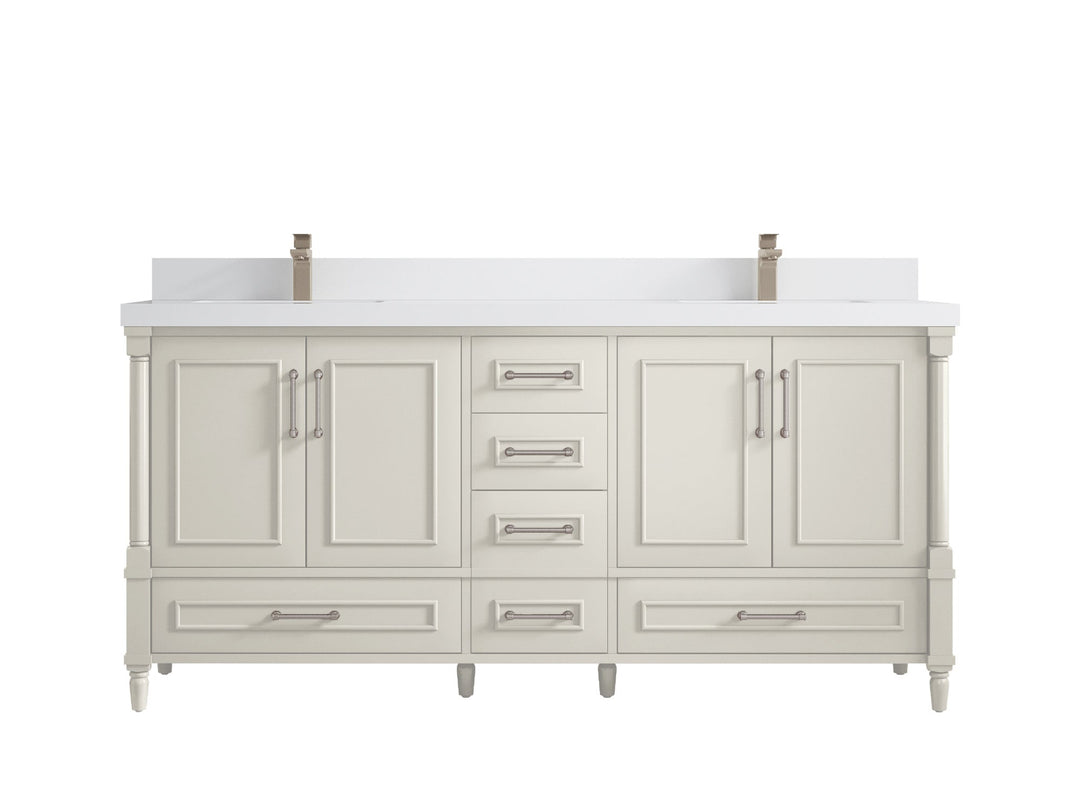 Aberdeen 72 in. W x 22 in. D Double Sink Bathroom Vanity - Willow Bath and Vanity