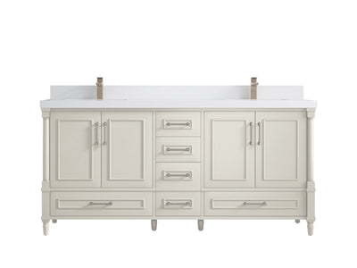 Aberdeen 72 in. W x 22 in. D Double Sink Bathroom Vanity - Willow Bath and Vanity