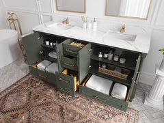 Aberdeen 72 in. W x 22 in. D Double Sink Bathroom Vanity - photo 3