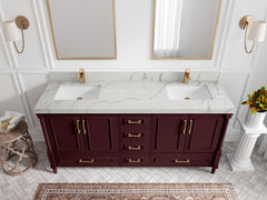 Aberdeen 72 in. W x 22 in. D Double Sink Bathroom Vanity - photo 41