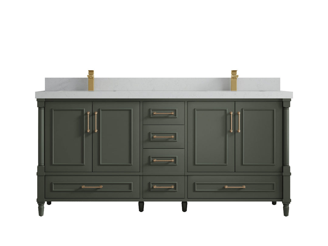 Aberdeen 72 in. W x 22 in. D Double Sink Bathroom Vanity - Willow Bath and Vanity