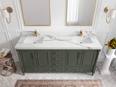 Aberdeen 72 in. W x 22 in. D Double Sink Bathroom Vanity - photo 11