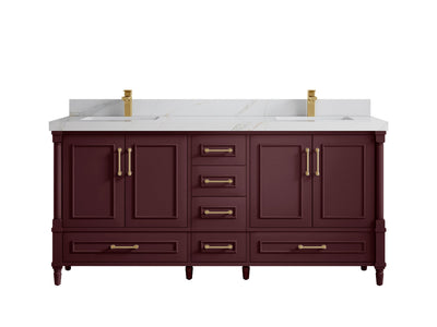 Aberdeen 72 in. W x 22 in. D Double Sink Bathroom Vanity - Willow Bath and Vanity
