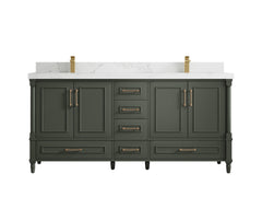 Aberdeen 72 in. W x 22 in. D Double Sink Bathroom Vanity - photo 16