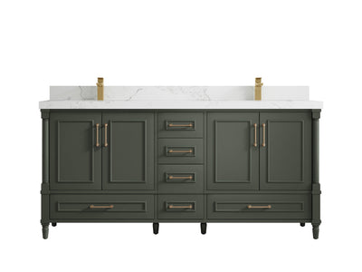 Aberdeen 72 in. W x 22 in. D Double Sink Bathroom Vanity - Willow Bath and Vanity
