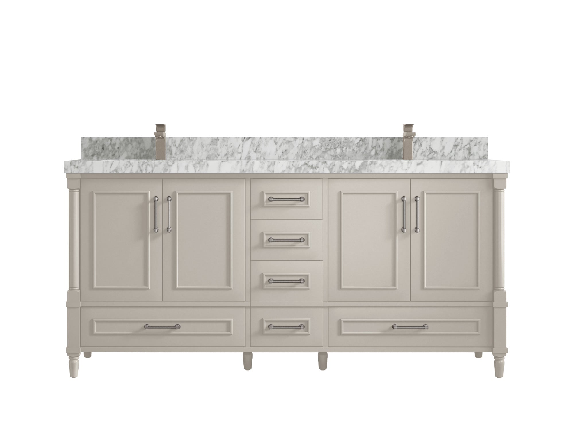 Aberdeen 72 in. W x 22 in. D Double Sink Bathroom Vanity - Willow Bath and Vanity