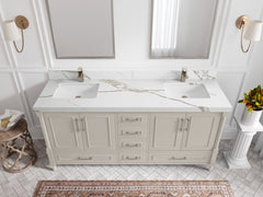 Aberdeen 72 in. W x 22 in. D Double Sink Bathroom Vanity - photo 9