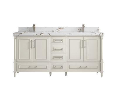Aberdeen 72 in. W x 22 in. D Double Sink Bathroom Vanity - Willow Bath and Vanity