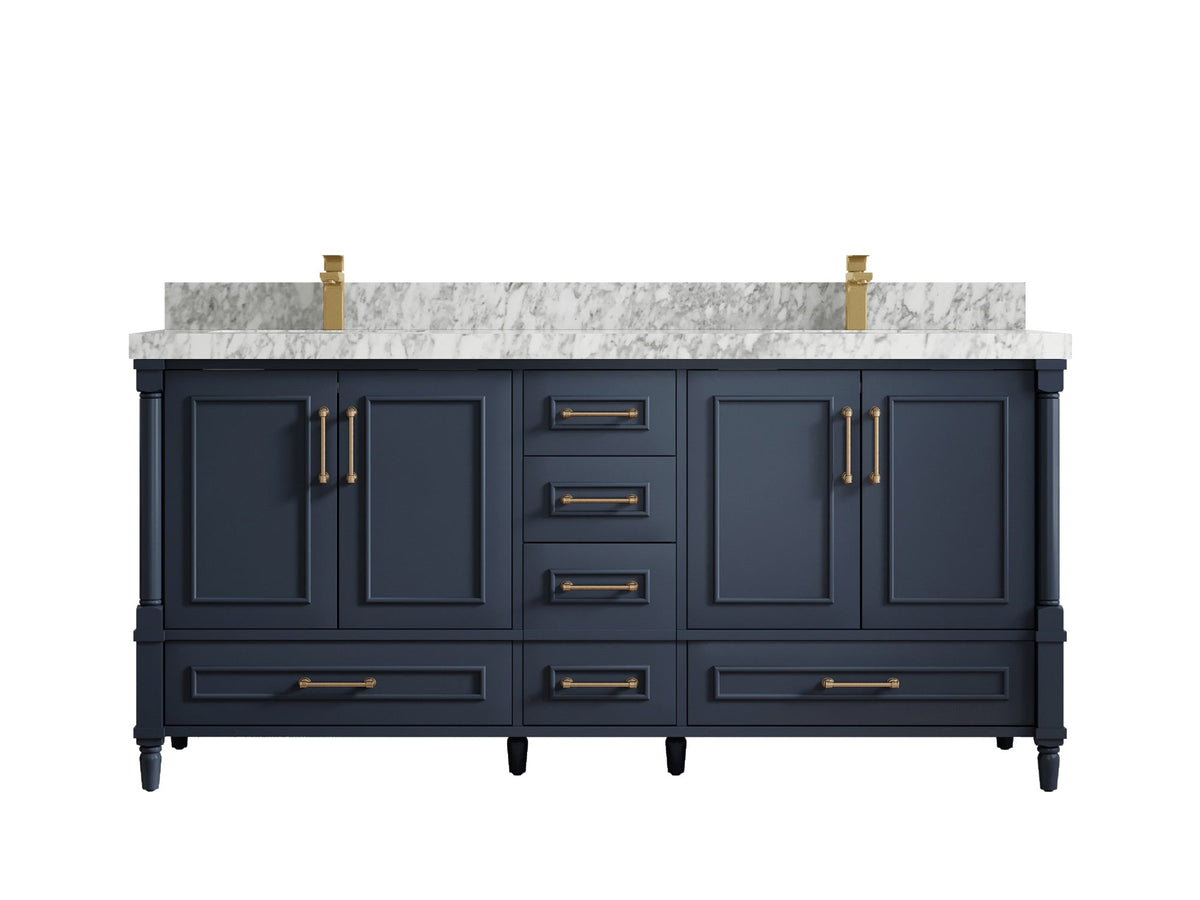 Aberdeen 72 in. W x 22 in. D Double Sink Bathroom Vanity - Willow Bath and Vanity