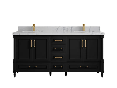 Aberdeen 72 in. W x 22 in. D Double Sink Bathroom Vanity - Willow Bath and Vanity