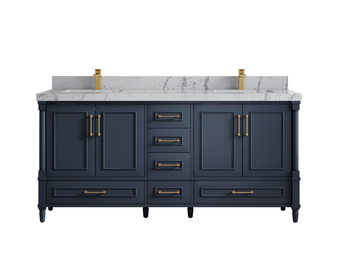 Aberdeen 72 in. W x 22 in. D Double Sink Bathroom Vanity - Willow Bath and Vanity