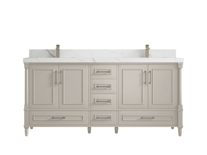 Aberdeen 72 in. W x 22 in. D Double Sink Bathroom Vanity - photo 12