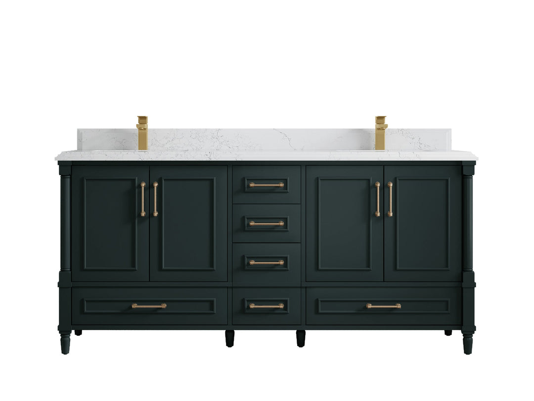 Aberdeen 72 in. W x 22 in. D Double Sink Bathroom Vanity - Willow Bath and Vanity