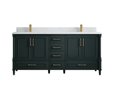 Aberdeen 72 in. W x 22 in. D Double Sink Bathroom Vanity - Willow Bath and Vanity