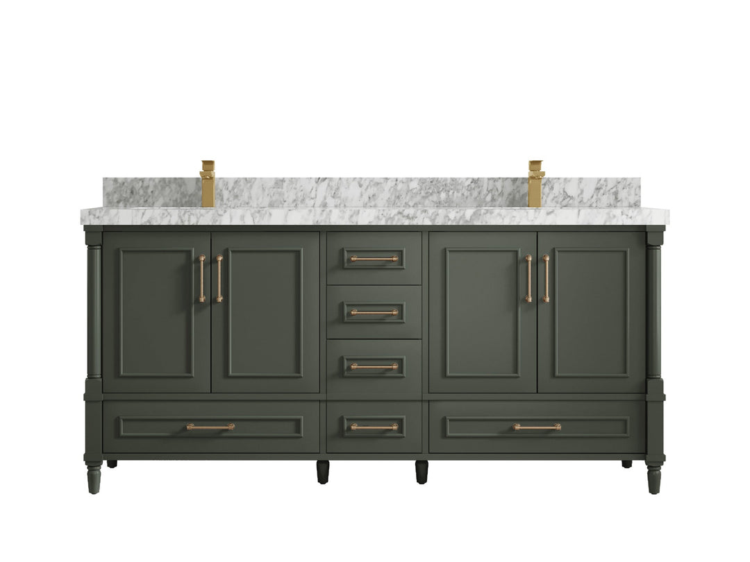 Aberdeen 72 in. W x 22 in. D Double Sink Bathroom Vanity - Willow Bath and Vanity