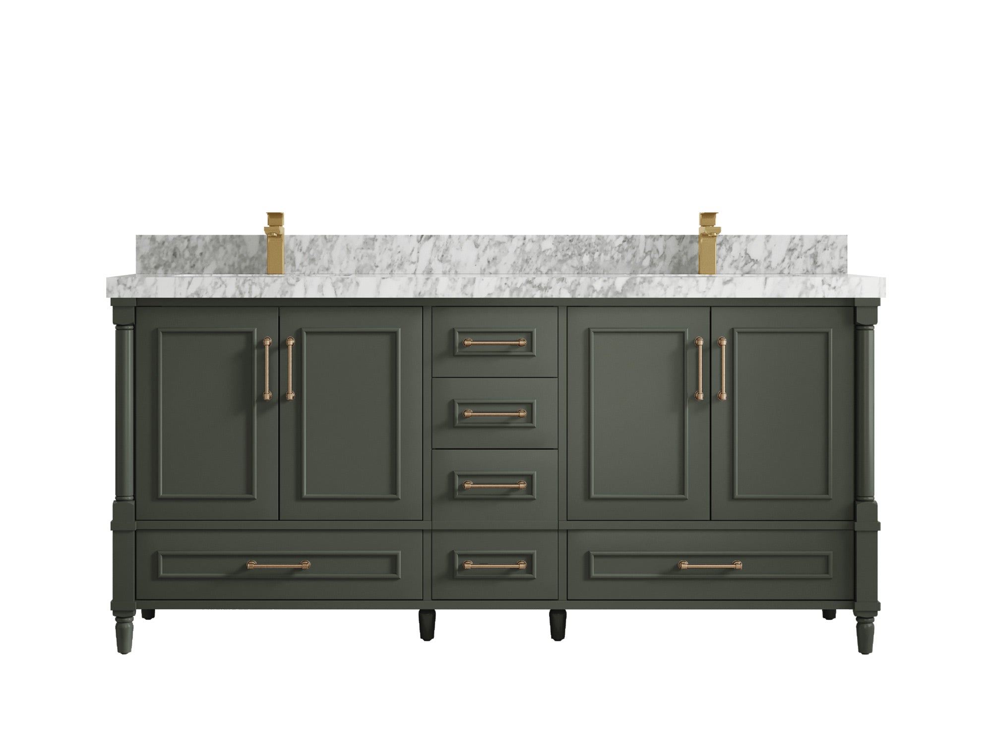 Aberdeen 72 in. W x 22 in. D Double Sink Bathroom Vanity - Willow Bath and Vanity
