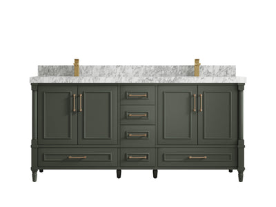 Aberdeen 72 in. W x 22 in. D Double Sink Bathroom Vanity - Willow Bath and Vanity