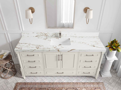 Aberdeen 72 in. W x 22 in. D Single Sink Bathroom Vanity - Willow Bath and Vanity