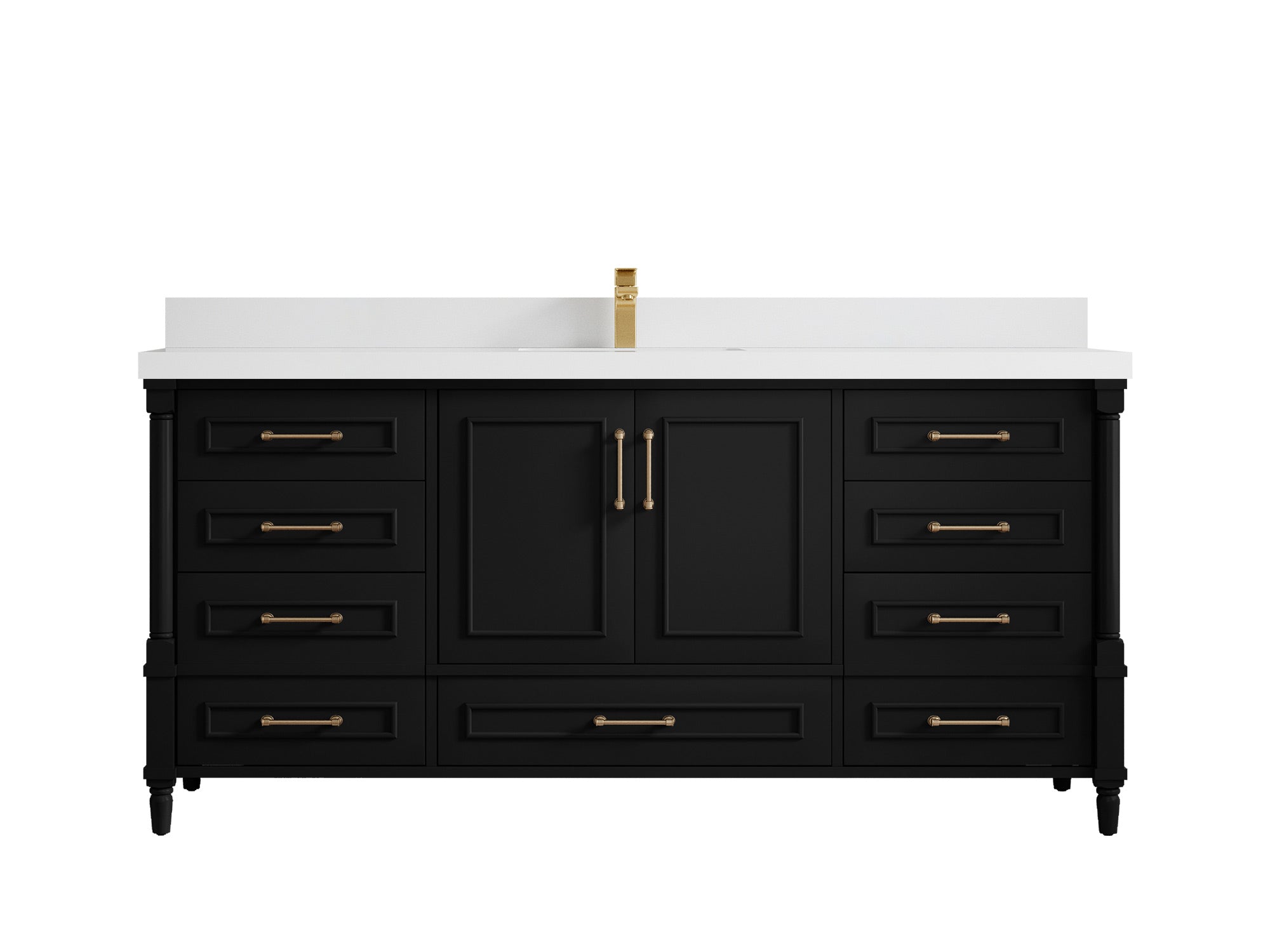 Aberdeen 72 in. W x 22 in. D Single Sink Bathroom Vanity - Willow Bath and Vanity