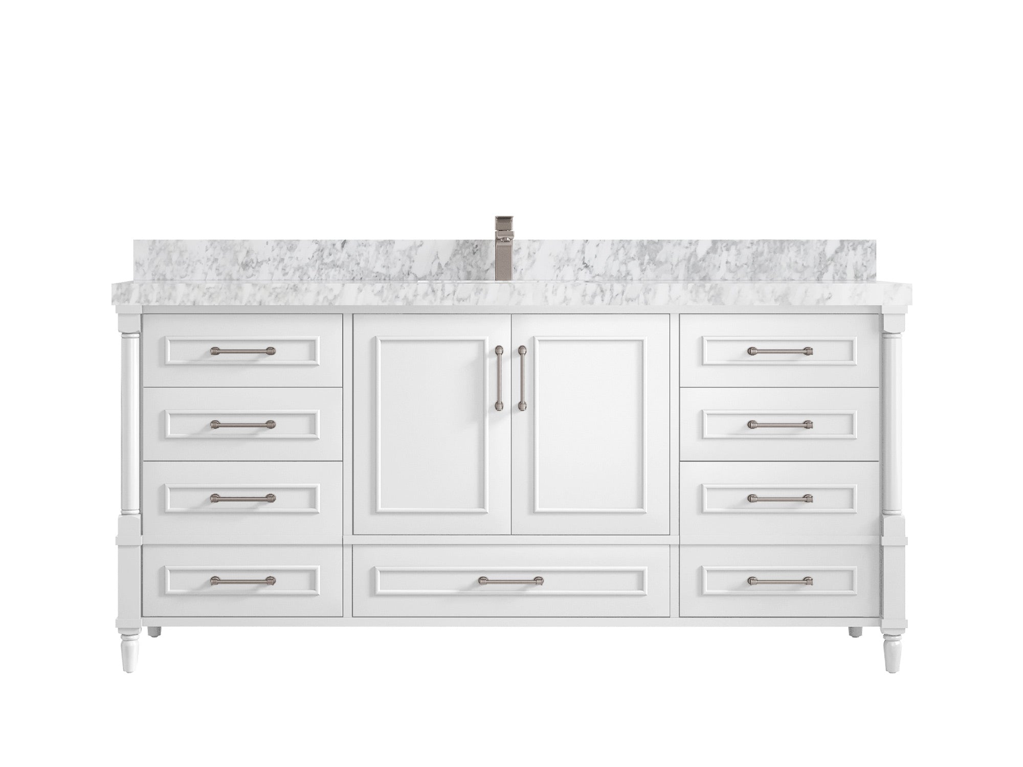 Aberdeen 72 in. W x 22 in. D Single Sink Bathroom Vanity - Willow Bath and Vanity