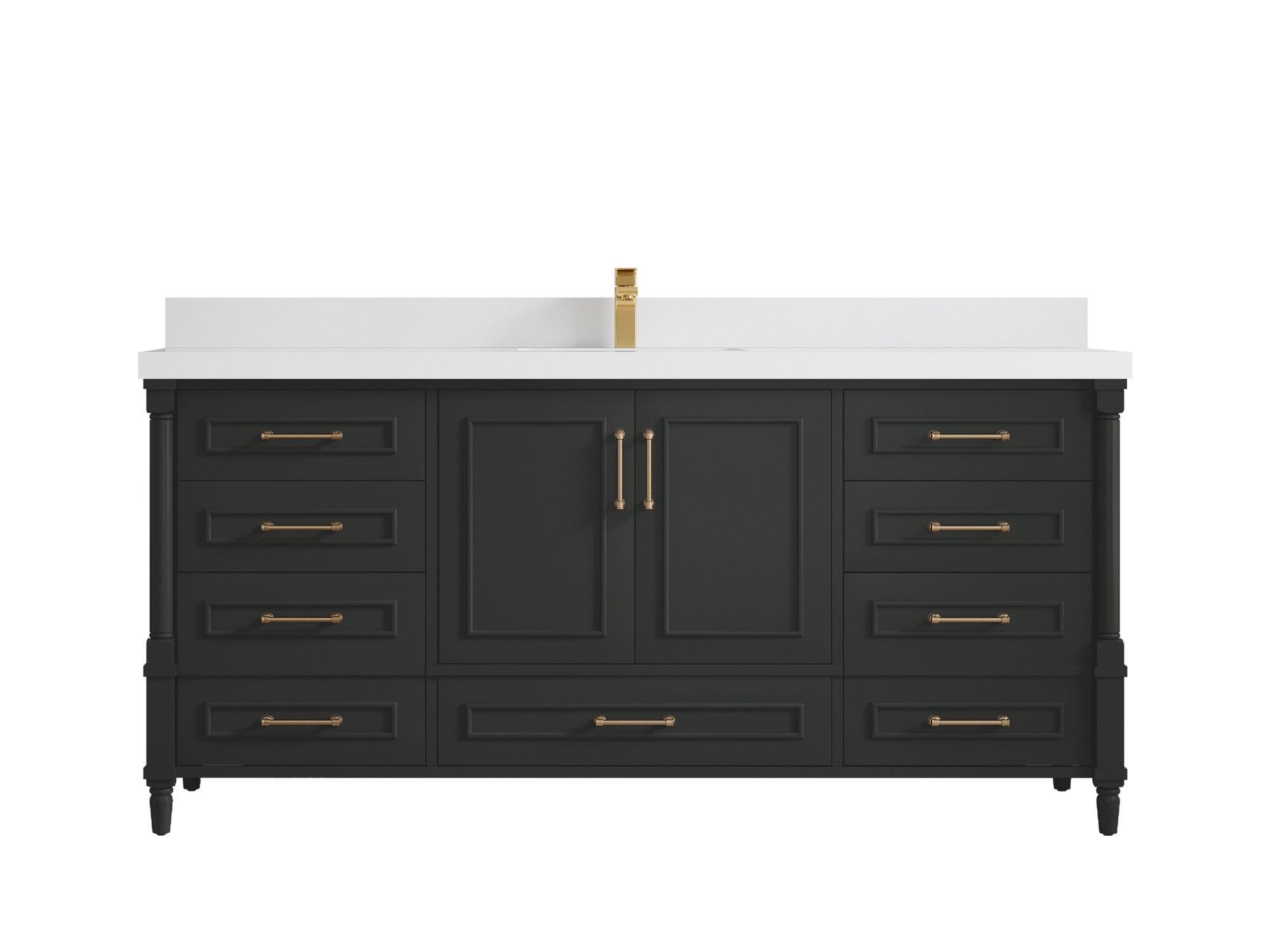 Aberdeen 72 in. W x 22 in. D Single Sink Bathroom Vanity - Willow Bath and Vanity