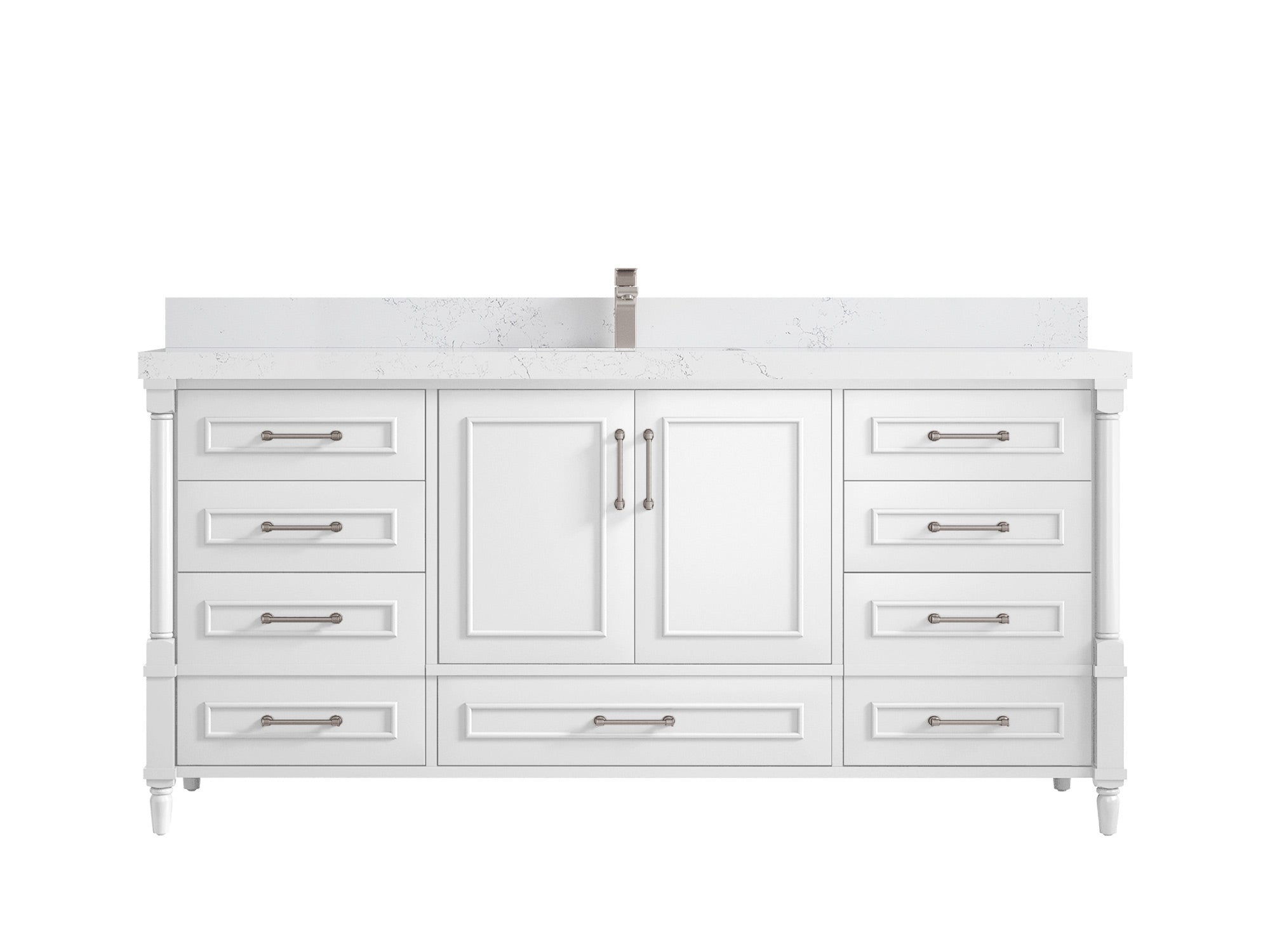Aberdeen 72 in. W x 22 in. D Single Sink Bathroom Vanity - Willow Bath and Vanity