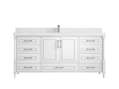Aberdeen 72 in. W x 22 in. D Single Sink Bathroom Vanity - Willow Bath and Vanity