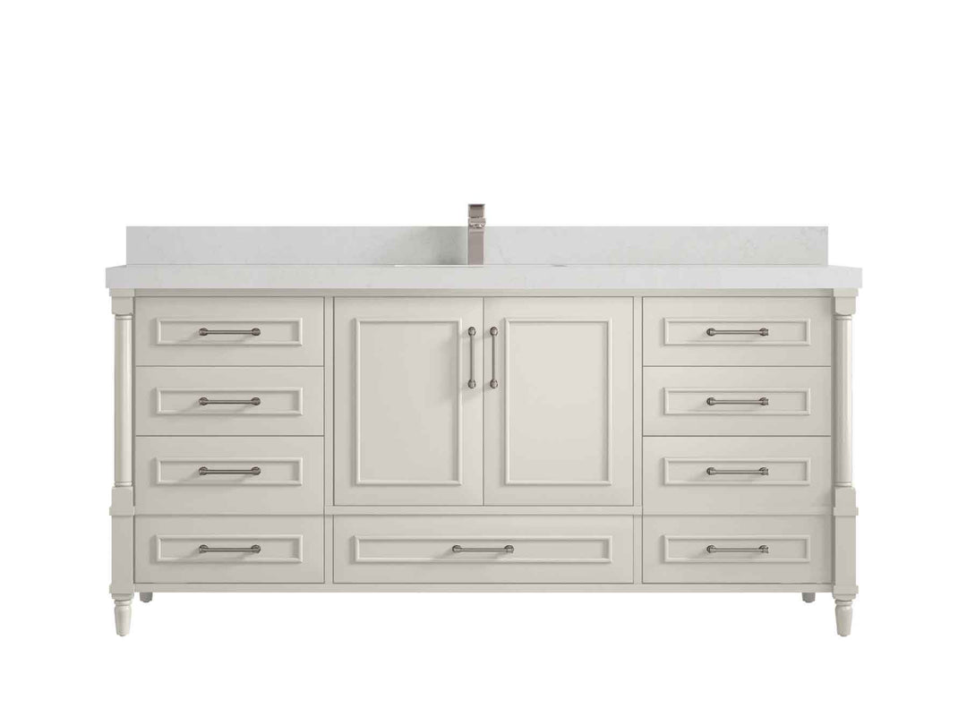 Aberdeen 72 in. W x 22 in. D Single Sink Bathroom Vanity - Willow Bath and Vanity