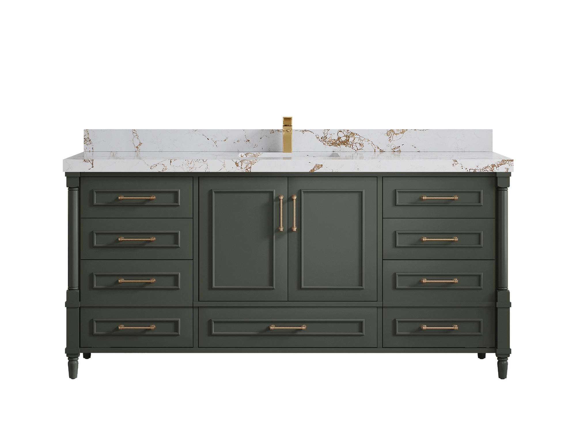 Aberdeen 72 in. W x 22 in. D Single Sink Bathroom Vanity - Willow Bath and Vanity