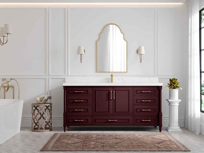 Aberdeen 72 in. W x 22 in. D Single Sink Bathroom Vanity - Willow Bath and Vanity