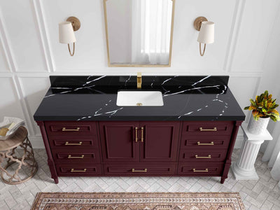 Aberdeen 72 in. W x 22 in. D Single Sink Bathroom Vanity - Willow Bath and Vanity