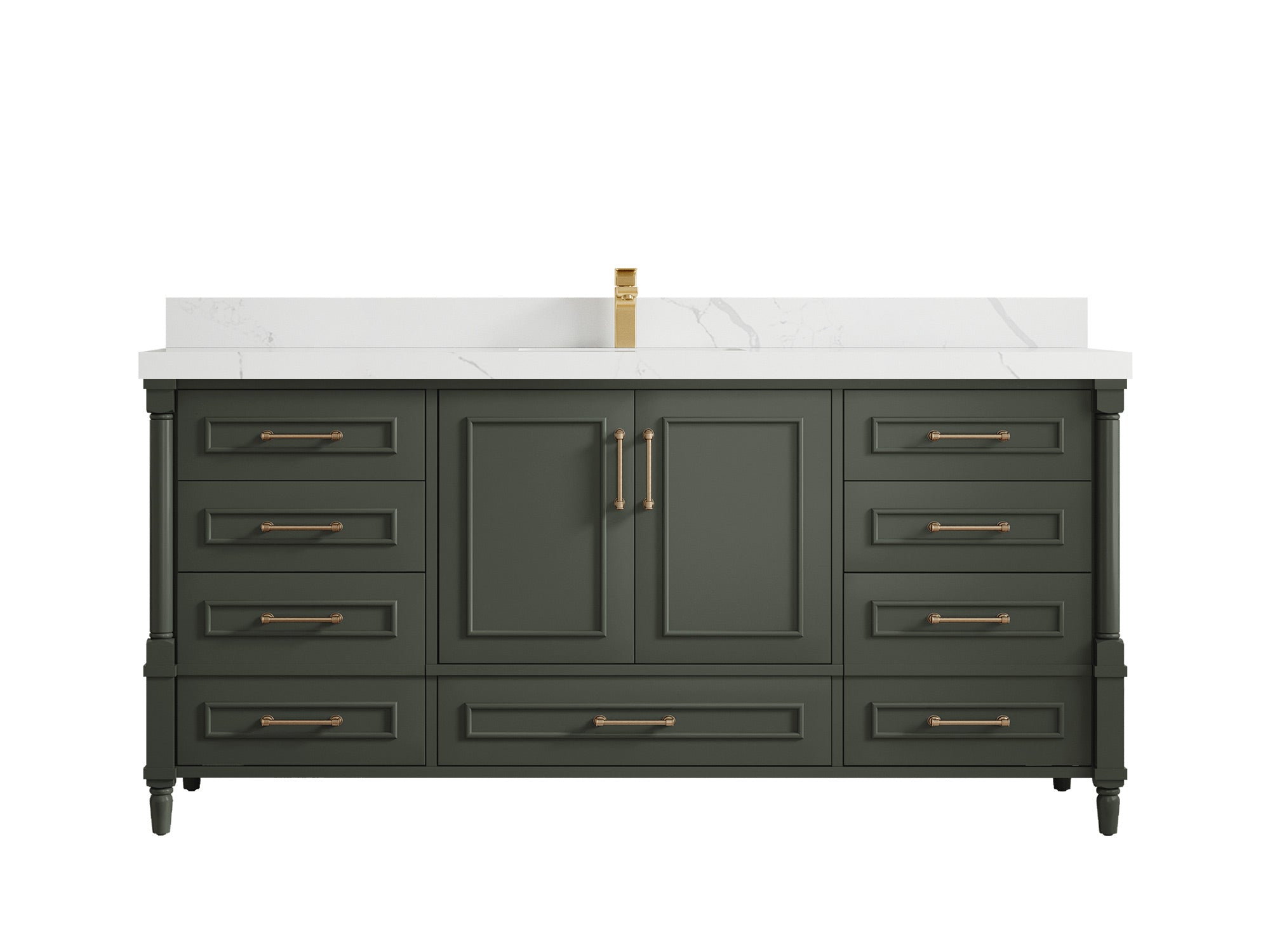 Aberdeen 72 in. W x 22 in. D Single Sink Bathroom Vanity - Willow Bath and Vanity