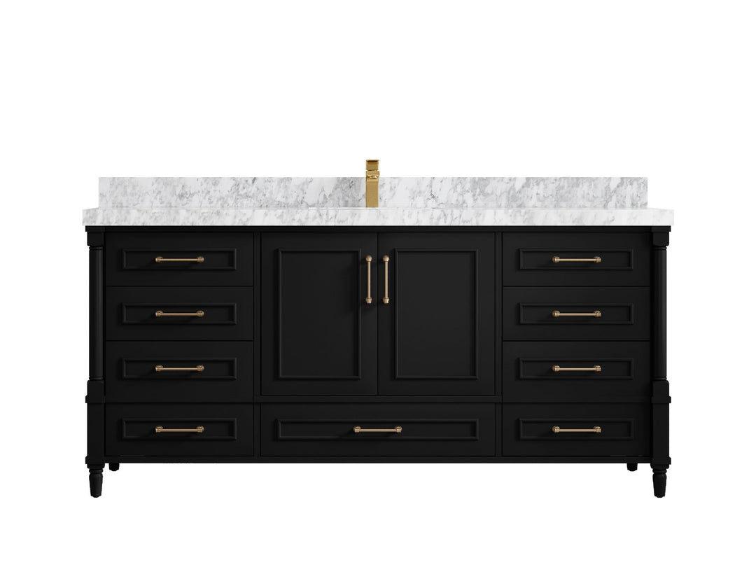Aberdeen 72 in. W x 22 in. D Single Sink Bathroom Vanity - Willow Bath and Vanity