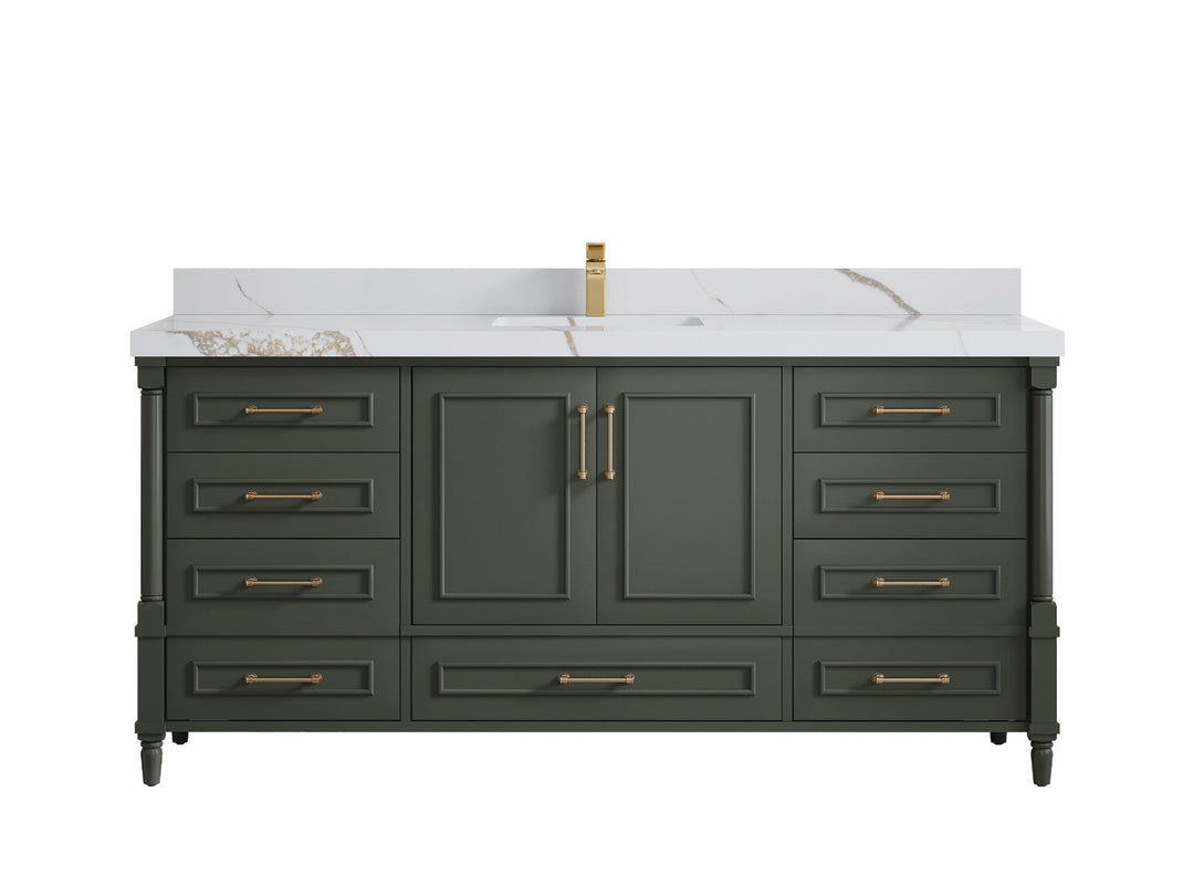 Aberdeen 72 in. W x 22 in. D Single Sink Bathroom Vanity - Willow Bath and Vanity