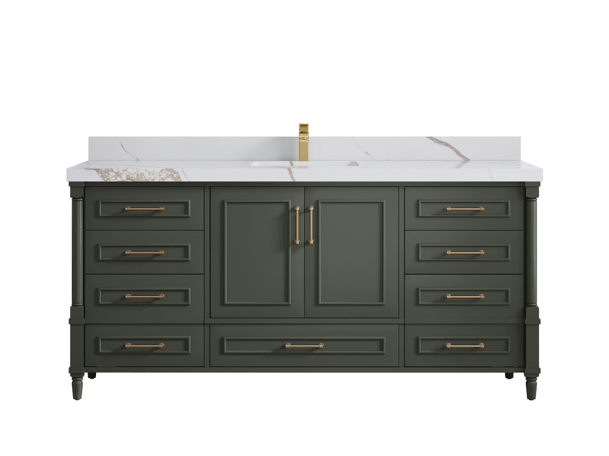 Aberdeen 72 in. W x 22 in. D Single Sink Bathroom Vanity - Willow Bath and Vanity