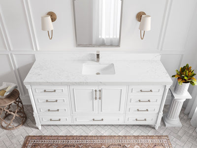 Aberdeen 72 in. W x 22 in. D Single Sink Bathroom Vanity - Willow Bath and Vanity