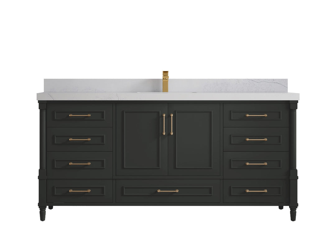 Aberdeen 72 in. W x 22 in. D Single Sink Bathroom Vanity - Willow Bath and Vanity