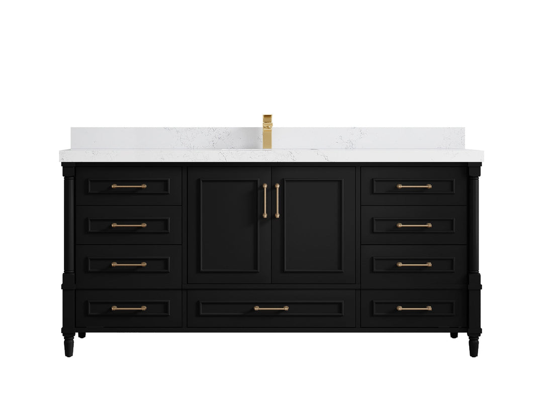Aberdeen 72 in. W x 22 in. D Single Sink Bathroom Vanity - Willow Bath and Vanity