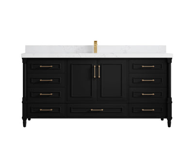 Aberdeen 72 in. W x 22 in. D Single Sink Bathroom Vanity - Willow Bath and Vanity
