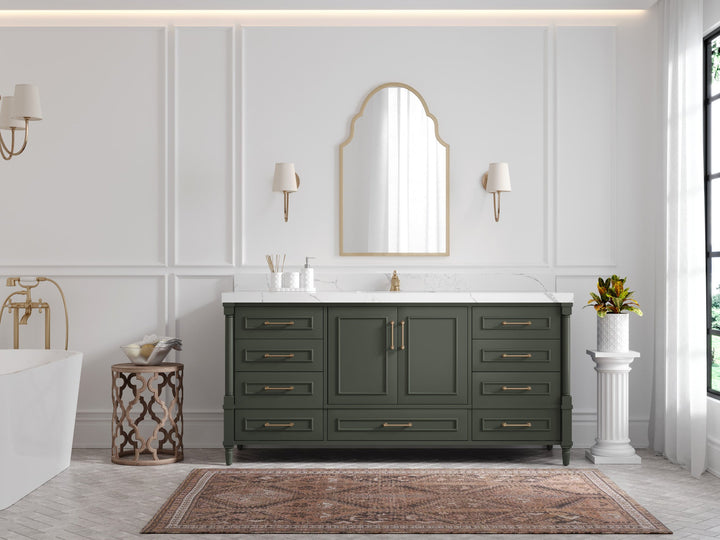 Aberdeen 72 in. W x 22 in. D Single Sink Bathroom Vanity - photo 4