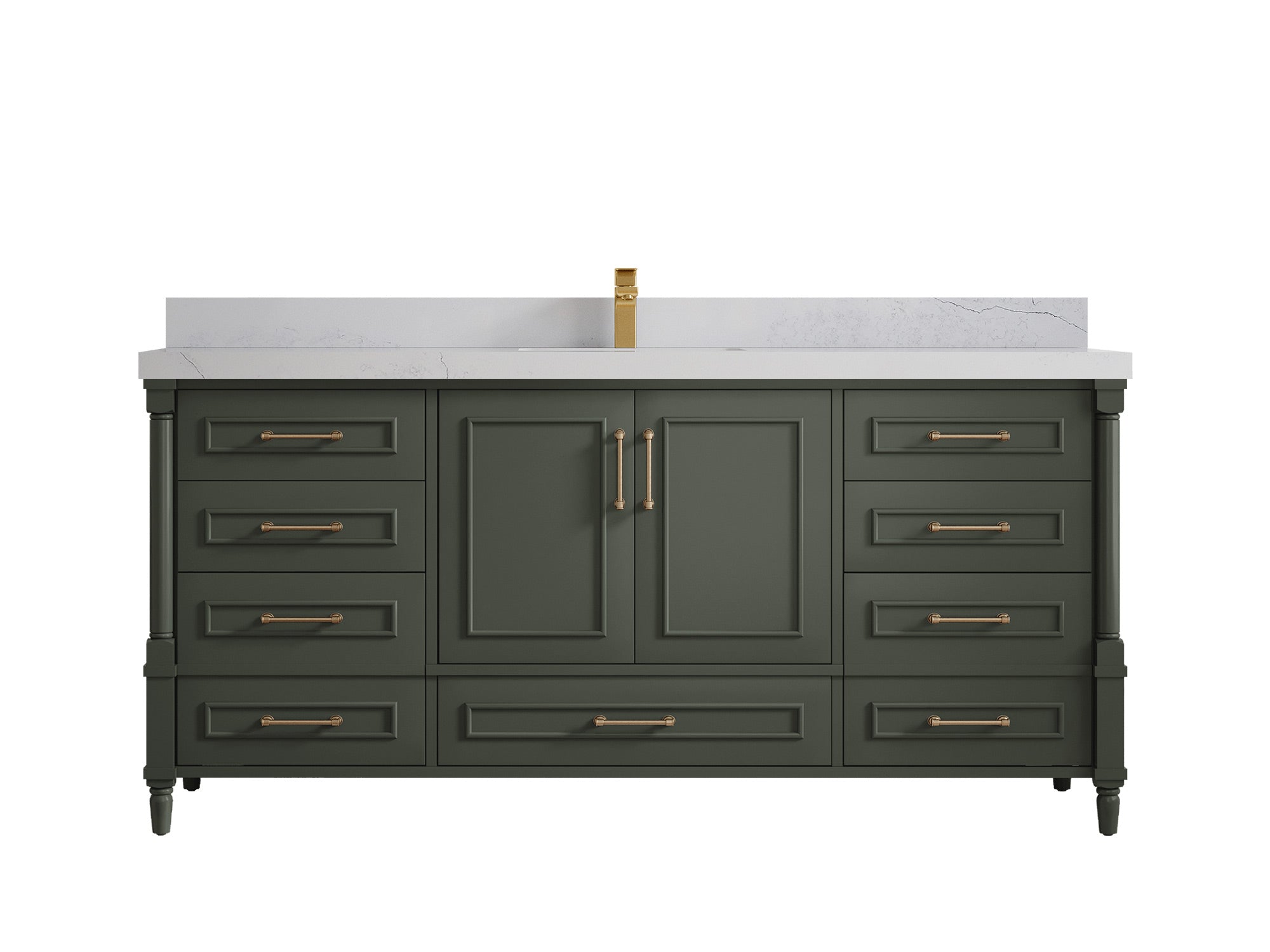 Aberdeen 72 in. W x 22 in. D Single Sink Bathroom Vanity - Willow Bath and Vanity